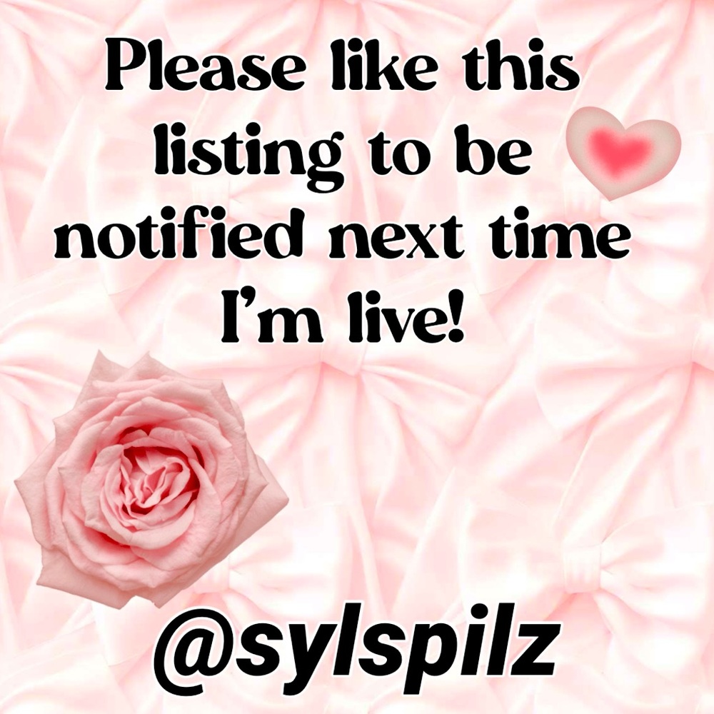 PLEASE LIKE THIS LISTING TO BE NOTIFIED OF FUTURE SHOWS. 💗💗💗